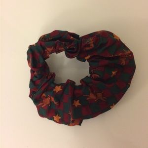 $4 Add-On New Hair Scrunchie Ponytail Elastic Accessory Christmas Reindeer Red
